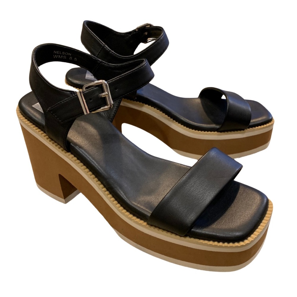 DV by Dolce Vita Black and Tan Sandals